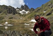 55 Al Laghetto di Ponteranica superiore con vista in Valletto